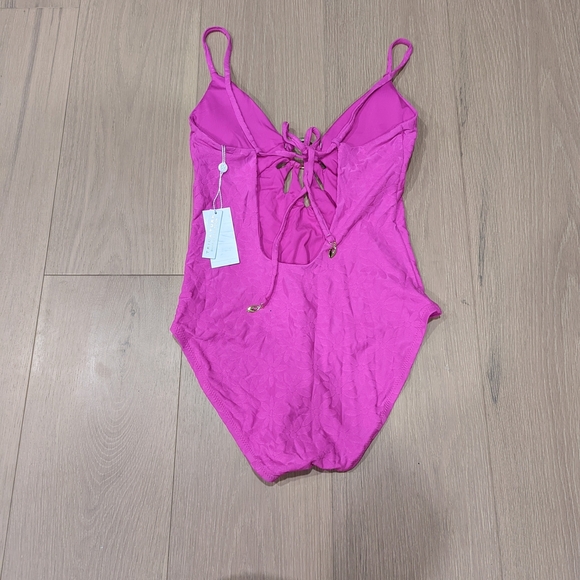 Bright Purple Hue One Piece Swimsuit - Picture 5 of 7